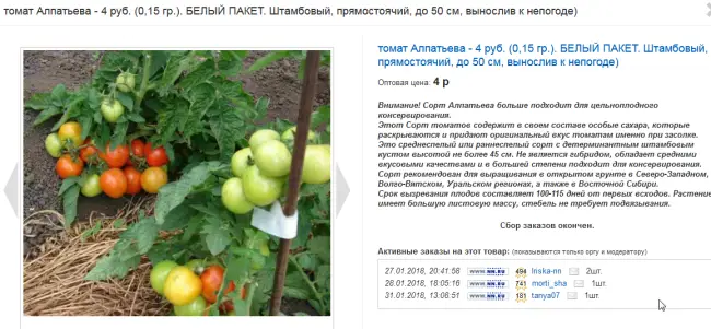 Томат Алпатьева 905 а – описание, отзывы, фото – Календарь садовода