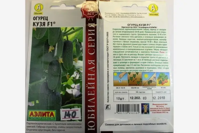 Огурец Домовой F1: отзывы, фото семян Аэлита, описание и характеристика сорта