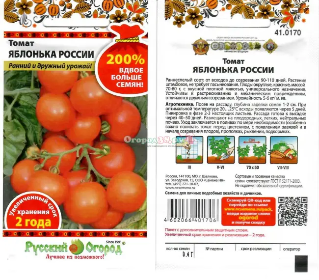 Томат яблонька россии описание сорта – Полный обзор превосходного томата , выращенного мной в этом году на моем подворье