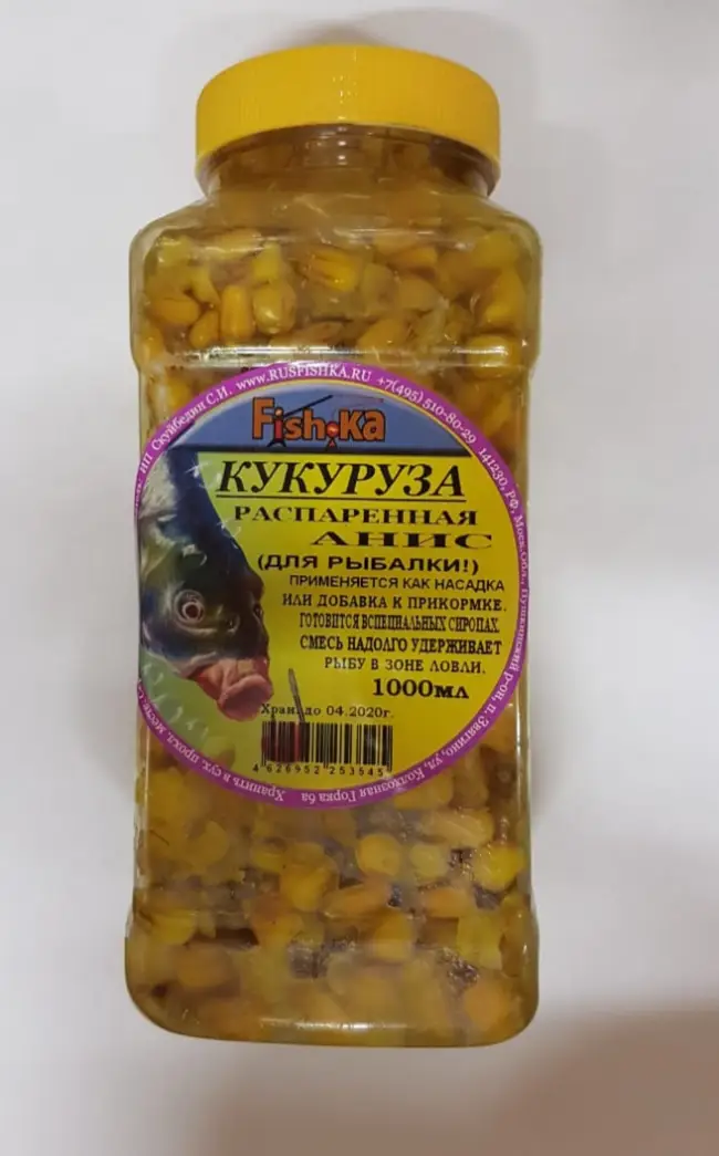 Хранение прокисшей кукурузы для рыбалки